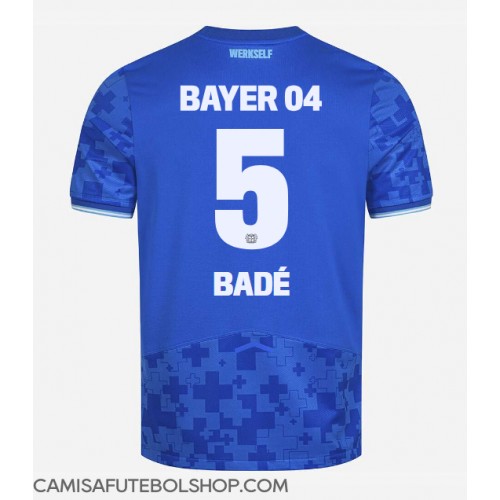 Camisa de time de futebol Bayer Leverkusen Loic Bade #5 Replicas 3º Equipamento 2025-26 Manga Curta